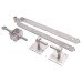 GateMate Heavy Duty Adjustable Field Gate Hinge Set On Plates - 450 x 90mm - Galvanised