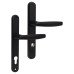 Hoppe PAS24 1530/3259N uPVC Multipoint Door Handle - Long Plate - 92mm c/c - 60mm door - Black