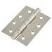 Jedo Twin Ball Bearing Steel Grade 11 Butt Fire Door Hinge - 102 x 76 x 2.7mm - Satin Nickel - Pair