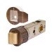 Excel Smartlatch Tubular Latch - 71mm Case - 57mm Backset - Round - Antique Brass Excel Smartlatch Tubular Latch - 71mm Case - 57mm Backset - Round - Antique Brass