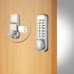 Codelocks CL100 Surface Deadbolt Push Button Code Lock - Satin Chrome