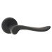 Serozzetta by Carlisle Brass Matt Black Scroll Door Handles on Round Rose - Verdun Range Serozzetta by Carlisle Brass Matt Black Scroll Door Handles on Round Rose - Verdun Range