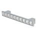 Swarovski Crystal Miletus 15mm T-Bar Cabinet Pull Handle - 96mm Centres - Clear