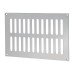 Exel Plain Slotted Vent - 229 x 152mm - 8170mm² Free Air Flow - Polished Stainless Steel