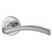 Jigtech Polished Chrome Door Handles on Round Rose - Solar Range 