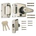 ERA BS3621:2007 Double Locking Nightlatch - 40mm Backset - Satin Nickel Case/Cylinder