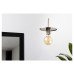 Exel Savaneta Knurled Ceiling Light Pendant - Satin Nickel Fittings and Plate