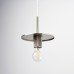 Exel Savaneta Knurled Ceiling Light Pendant - Satin Nickel Fittings and Plate