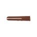 Rawlplug HDPE Plastic Wall Plug - 7 x 37mm - Brown - Pack of 100