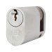 Eurospec 5 Pin 45mm Oval Single Cylinder - 35 + 10mm - Satin Chrome - Keyed to Differ Eurospec 5 Pin 45mm Oval Single Cylinder - 35 + 10mm - Satin Chrome - Keyed to Differ
