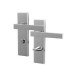 Heritage Brass by M Marcus Polished Chrome Bathroom Door Handle - Delta Range - 157 x 43mm