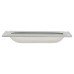Exel Rectangular Flush Cabinet Pull Handle - 90 x 43mm - Satin Aluminium