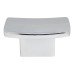 Carlisle Brass FingerTip Design Concave Square Cabinet Knob - 44 x 44mm - Polished Chrome