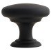 Crofts & Assinder Monmouth Round Cabinet Knob - 32mm Diameter - Matt Black