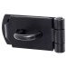 Heavy Pattern Hasp & Staple - 190mm Length - Black Heavy Pattern Hasp & Staple - 190mm Length - Black