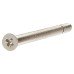 Eurospec 5 Pin 27mm Threaded Rim Cylinder - Satin Chrome - Keyed to Differ