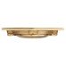 Exel Flush Chest Drawer Cabinet Pull Handle - 75 x 45mm - Polished Brass