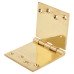 Jedo Quality Projection Hinge - 102 x 200 x 5mm - Polished Brass - Pair