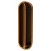 Exel Eccles Oval Flush Cabinet Pull Handle - 150 x 47mm - Antique Brass