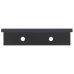 Exel Serva Lipped Edge Cabinet Pull Handle - 64mm Centres - Black