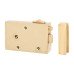 Hampstead Bathroom/Bedroom Rim Latch - 128 x 79mm - Left Hand - Brass
