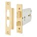 UNION 2026 Horizontal Bathroom Lock - 149mm Case - 51-127mm Backset - Polished Brass