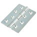 Double Pressed Steel Butt Door Hinge - 100 x 73mm - Zinc Plated - Pair