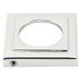 From The Anvil Polished Chrome Door Handles on Square Rose - Newbury Range 