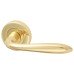 Heritage Brass by M Marcus Polished Brass Door Handles on Round Rose - Sutton Range 