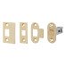 Exel Victorian Scroll Latch Door Handle Kit - Polished Brass