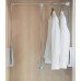 Emuca Pull Down Wardrobe Rail Lift - 450-600mm - Max Weight 12kg - Chrome