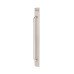 Exel D-Bar Door Pull Handle on Plate - PULL - Screw Fix - 950 x 80mm - Satin Stainless Steel