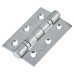 Exel Latch Pack - 76mm Case - 57mm Backset - 2 x Fire Rated Ball Bearing Hinges - Polished Chrome