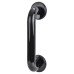 Hoppe AR602/300 Nylon D-Bar Door Pull Handle on Rose - Screw Fix - 300mm c/c - Ebony Black Hoppe AR602/300 Nylon D-Bar Door Pull Handle on Rose - Screw Fix - 300mm c/c - Ebony Black