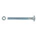 Carriage / Coach Bolt with Nut - M10 x 75mm - Zinc Plated - Pack of 5