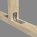Simpson Strong Tie Large Reinforced Angle Bracket - 150 x 90 x 65mm Simpson Strong Tie Large Reinforced Angle Bracket - 150 x 90 x 65mm