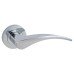 Exel Polished Chrome Door Handles on Round Rose - Aston Range 