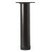 Rothley Round Adjustable Cabinet Furniture Leg - 32 x 500mm - Black