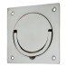 Exel Squash Court Flush Handle - 87 x 87 x 19mm - Satin Chrome