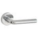 Jigtech Polished Chrome Door Handles on Round Rose - Riva Range 