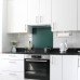 Exel Aluminium Kitchen Splashback - 600 x 750mm - Matt Green