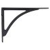 Olde Forge Curved Shelf Bracket - 249 x 174mm - Black