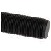 Exel Matt Black Reeded Latch Door Handle - Lily Range - 155 x 55mm