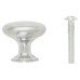 Exel Domed Round Cabinet Knob - 25mm Diameter - Satin Chrome