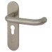 Exel Satin Stainless Steel 19mm Return to Door Euro Lock Door Handle - Radius - 47.5mm c/c