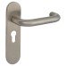 Exel Satin Stainless Steel 19mm Return to Door Euro Lock Door Handle - Radius - 47.5mm c/c