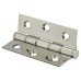 Washered Stainless Steel Butt Door Hinge - 76 x 51 x 2mm - Polished Stainless - Pair