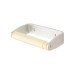 Sprung Toilet Roll Holder - 12-21mm Panels - Satin Anodised Aluminium