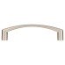 Exel Carf 12mm D-Bar Cabinet Pull Handle - 96mm Centres - Pearl Nickel