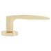 Exel Satin Brass Door Handles on Round Rose - Ivy Range Exel Satin Brass Door Handles on Round Rose - Ivy Range